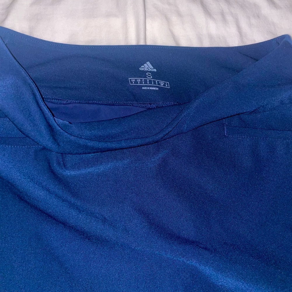 adidas navy tennis skort - size small